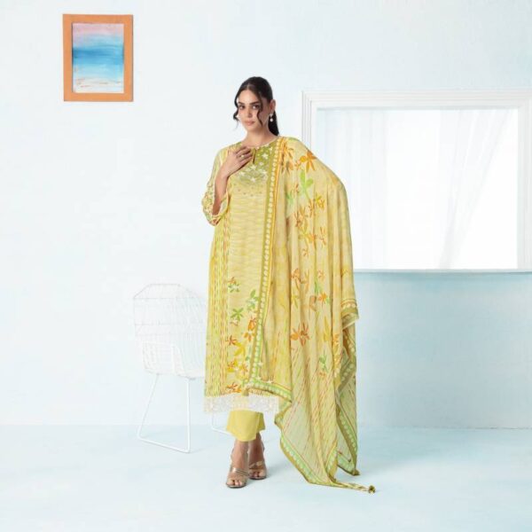 Kimora Heer Sohni Oceane Muslin Digital Printed Salwar Suits Wholesale Catalog Collection Supplier - Image 8