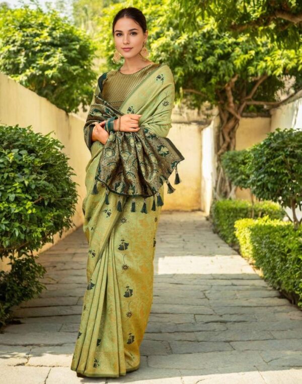 Meera 288 Festive Wear Paithani Silk Sarees Wholesale Catalog Collection - Image 5