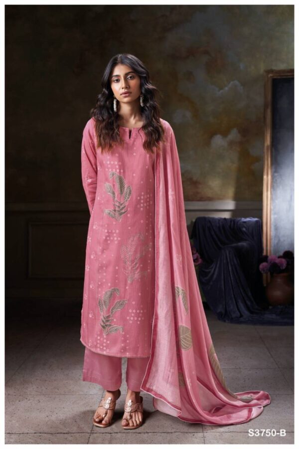 Ganga Novara Cotton Satin Printed Salwar Kameez Wholesale Catalog Collection Exporter - Image 3