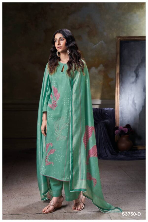 Ganga Novara Cotton Satin Printed Salwar Kameez Wholesale Catalog Collection Exporter - Image 5