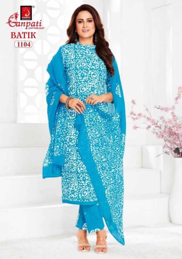 Ganpati Batik Pant Vol 11 Cotton Printed Fancy Dress Material Wholesale Catalog Collection Supplier - Image 5