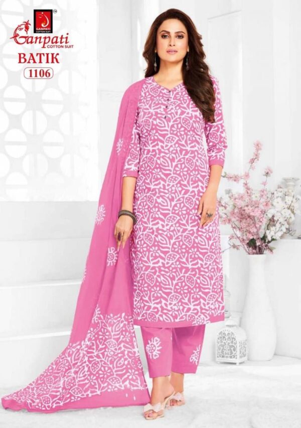 Ganpati Batik Pant Vol 11 Cotton Printed Fancy Dress Material Wholesale Catalog Collection Supplier - Image 8