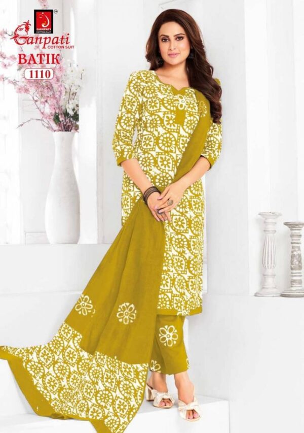Ganpati Batik Pant Vol 11 Cotton Printed Fancy Dress Material Wholesale Catalog Collection Supplier - Image 10