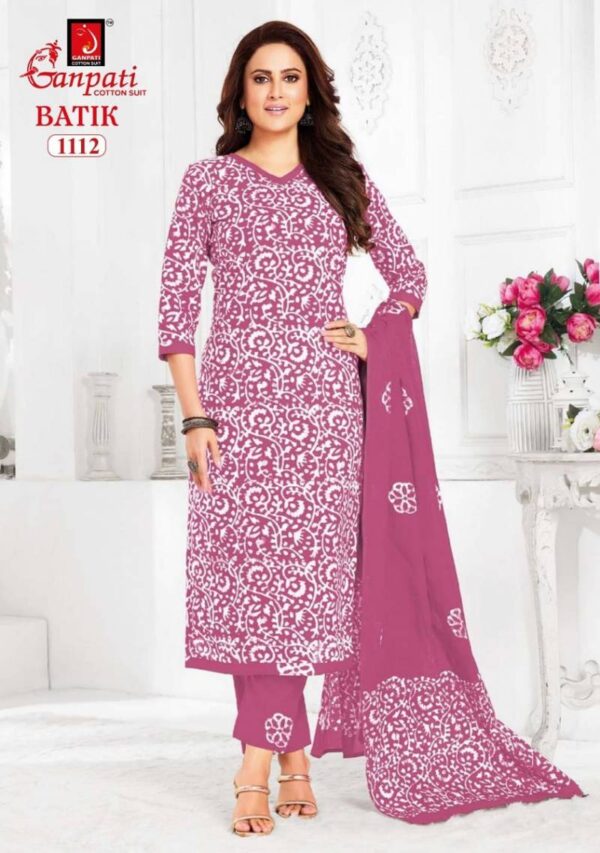 Ganpati Batik Pant Vol 11 Cotton Printed Fancy Dress Material Wholesale Catalog Collection Supplier - Image 12
