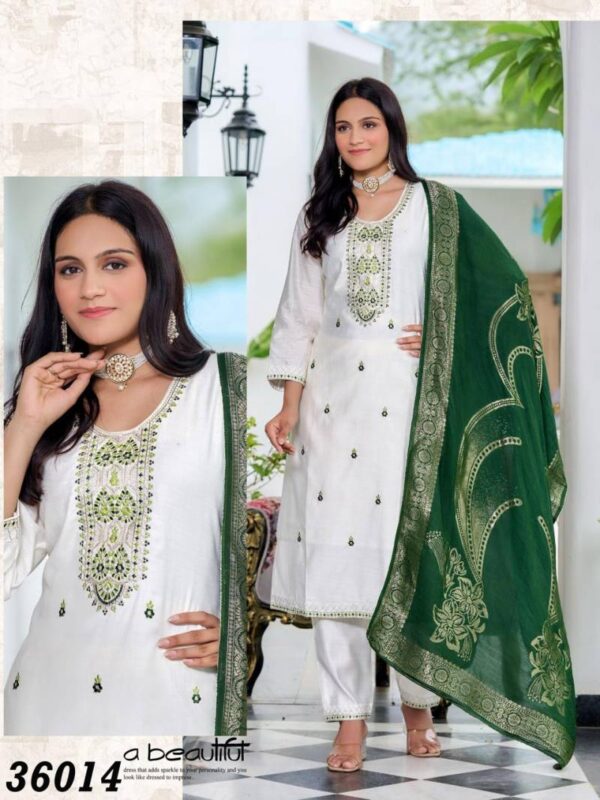 Naisha K 151 Vatican Kurti Bottom With Dupatta Wholesale Catalog Collection Exporter - Image 2