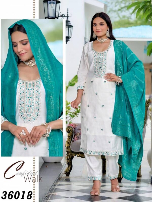 Naisha K 151 Vol 2 Vatican Kurti Bottom With Dupatta Wholesale Catalog Collection Exporter - Image 3