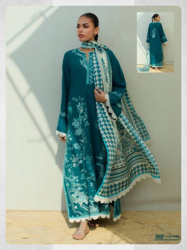 Sof Aliya B Vol 7 Lawn Cotton Printed Dress Material Wholesale Catalog Collection Exporter - Image 4