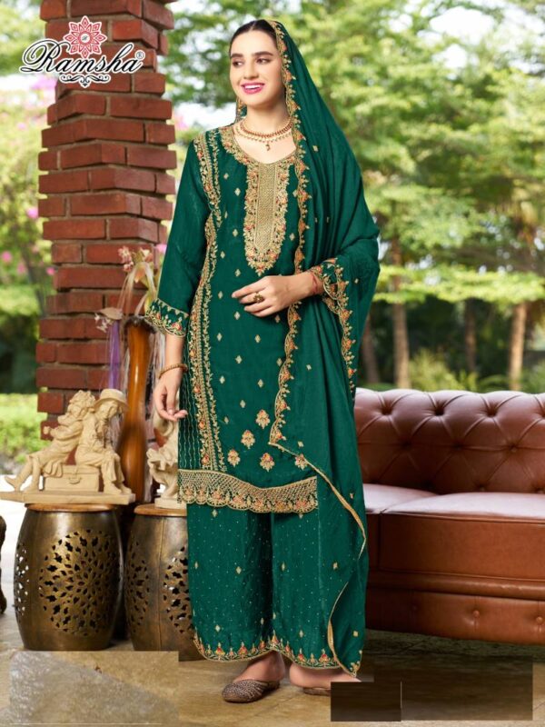 Ramsha R 1342 Nx Ready Made Salwar Suits Wholesale Catalog Collection Exporter