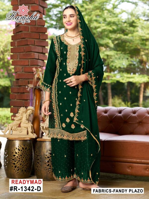 Ramsha R 1342 Nx Ready Made Salwar Suits Wholesale Catalog Collection Exporter - Image 5