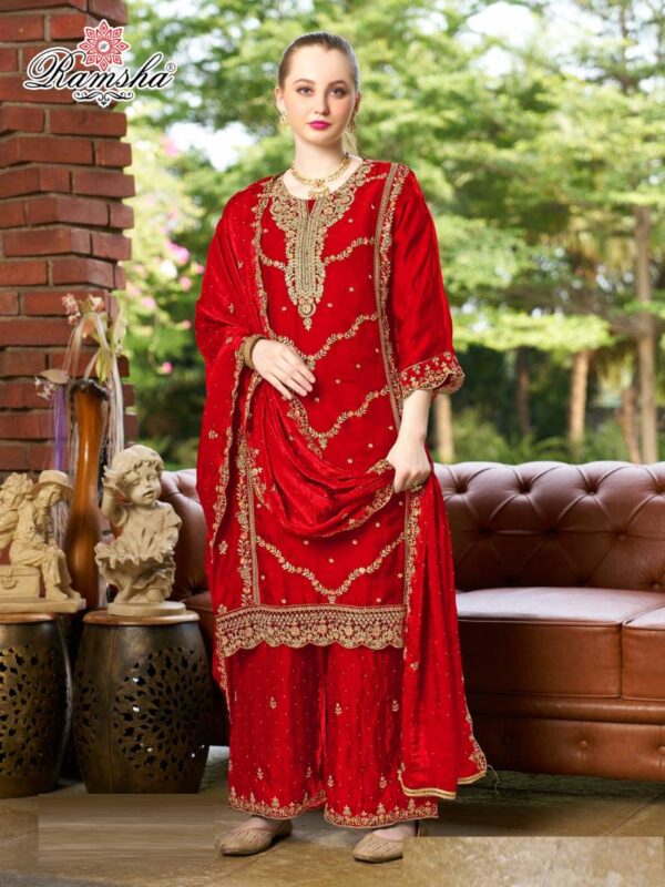 Ramsha R 1343 Nx Ready Made Salwar Suits Wholesale Catalog Collection Exporter