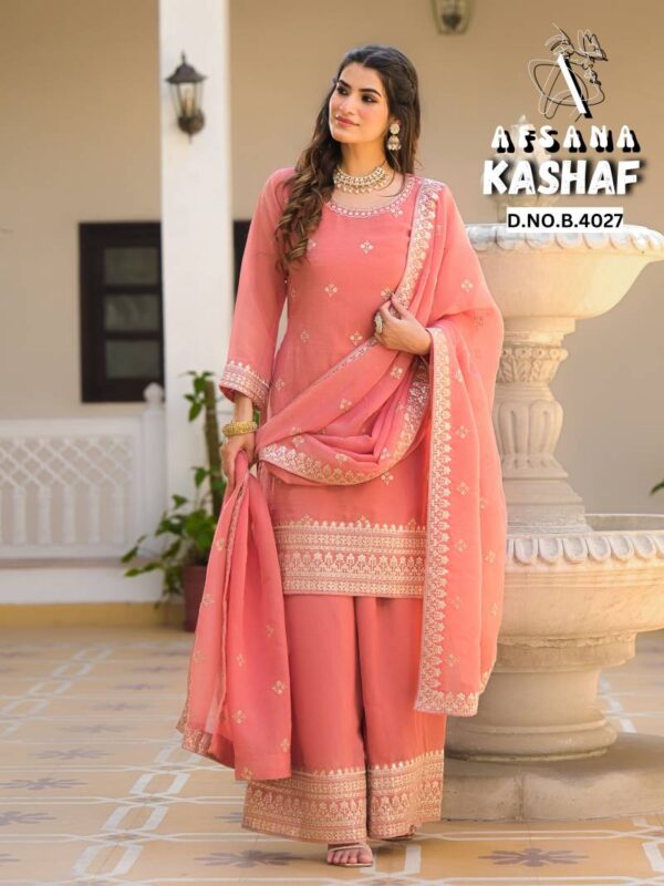 Afsana Kashaf Fandy Crush Embroidered Readymade Suit Wholesale Catalog Collection Supplier