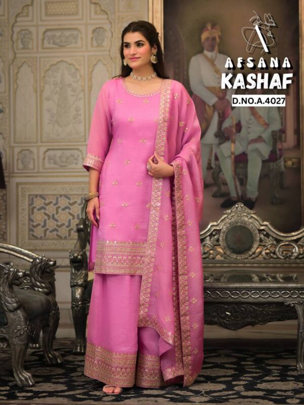 Afsana Kashaf Fandy Crush Embroidered Readymade Suit Wholesale Catalog Collection Supplier - Image 2