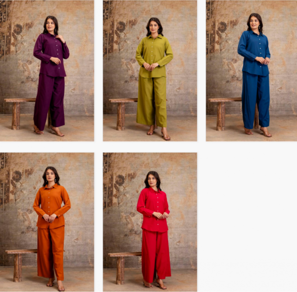Nityaa F 19 Cotton Flex Co Ord Set Wholesale Catalog Collection Exporter - Image 6