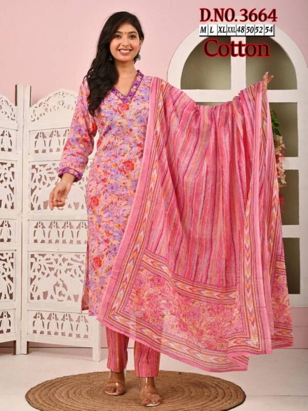 Naisha K 150 Vol 2 Cotton Readymade Plus Size Wholesale Catalog Collection Exporter - Image 2