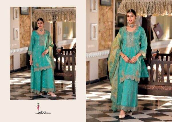 Eba Diya Shimmer Embroidered Ready Made Suits Wholesale Catalog Collection Exporter - Image 2
