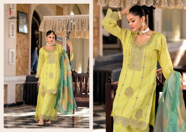 Eba Diya Shimmer Embroidered Ready Made Suits Wholesale Catalog Collection Exporter - Image 3