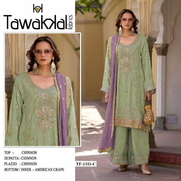 Tf 1311 A to J Chinon Pakistani Salwar Suits Wholesale Catalog Collection Exporter - Image 4