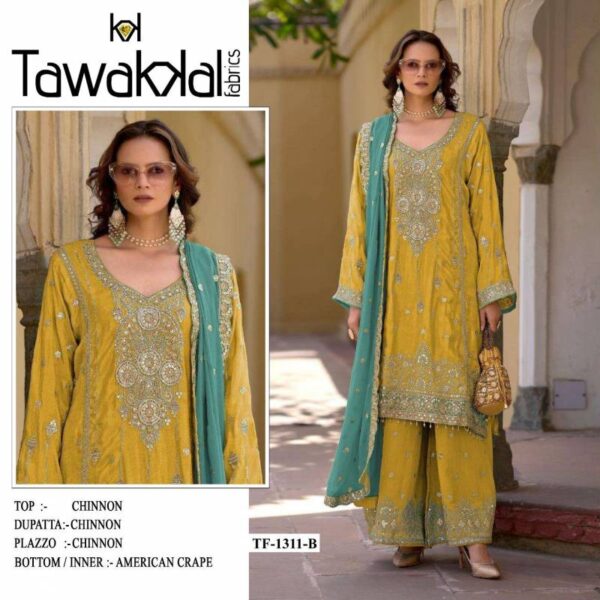 Tf 1311 A to J Chinon Pakistani Salwar Suits Wholesale Catalog Collection Exporter - Image 6