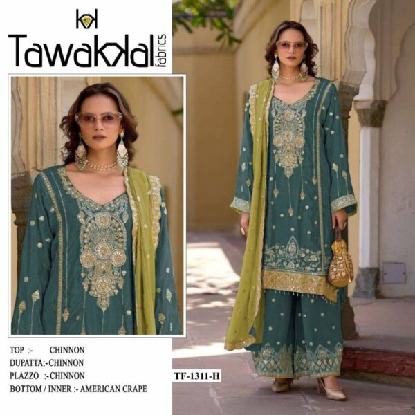 Tf 1311 A to J Chinon Pakistani Salwar Suits Wholesale Catalog Collection Exporter - Image 10
