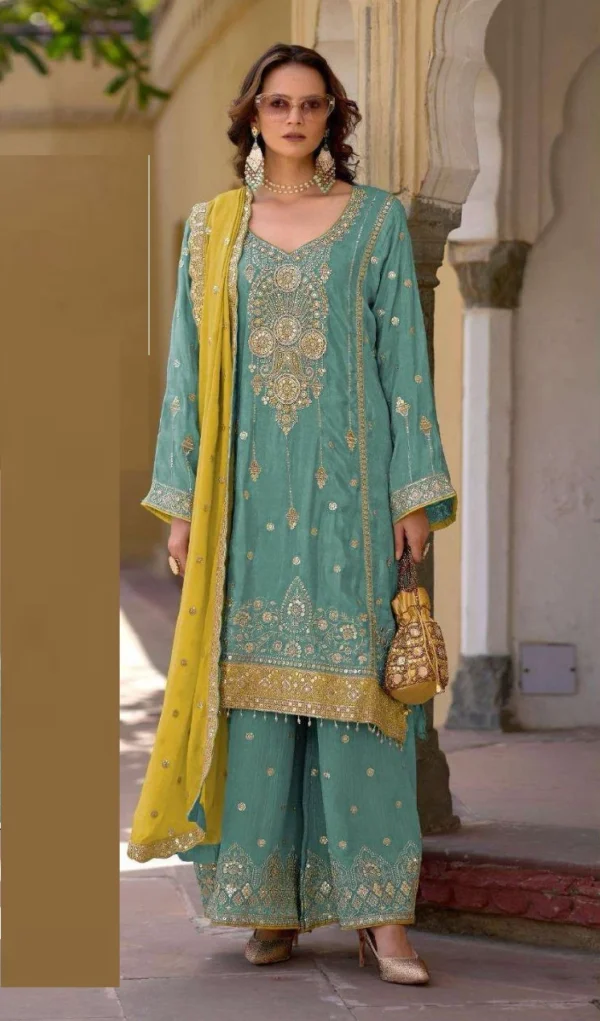 Tf 1311 A to J Chinon Pakistani Salwar Suits Wholesale Catalog Collection Exporter