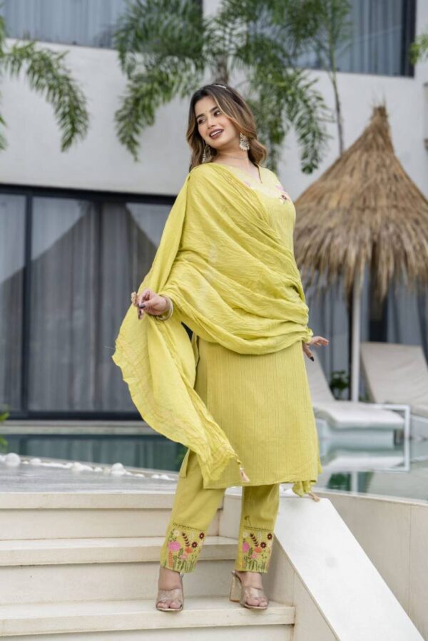 Naisha K 154 Cotton Dobby Kurti Bottom With Dupatta Wholesale Catalog Collection Exporter