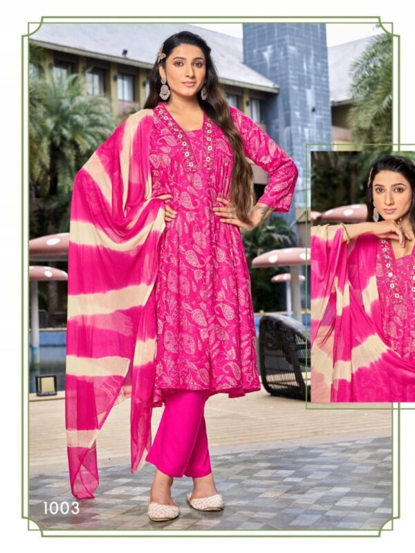 Sankheswer Affairs Vol 1 Rayon Printed Kurti Bottom With Dupatta Wholesale Catalog Collection Supplier - Image 5