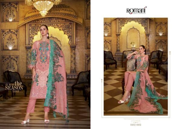 Romani Aarzu Vol 18 Readymade Soft Cotton Digital Printed Suit Wholesale Catalog Collection Exporter - Image 3
