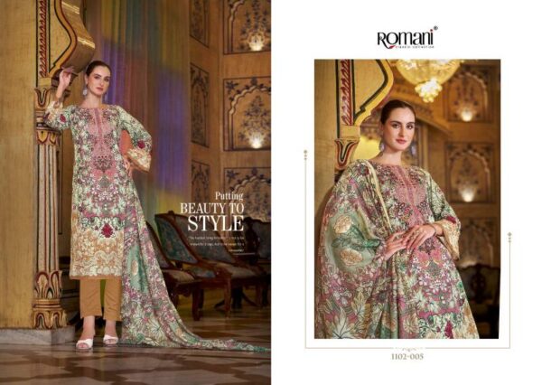 Romani Aarzu Vol 18 Readymade Soft Cotton Digital Printed Suit Wholesale Catalog Collection Exporter - Image 6