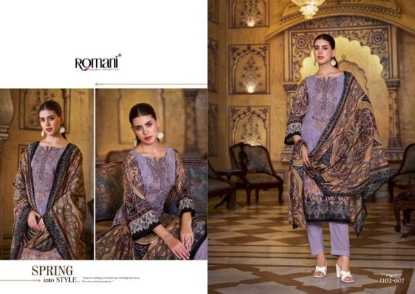 Romani Aarzu Vol 18 Readymade Soft Cotton Digital Printed Suit Wholesale Catalog Collection Exporter - Image 8