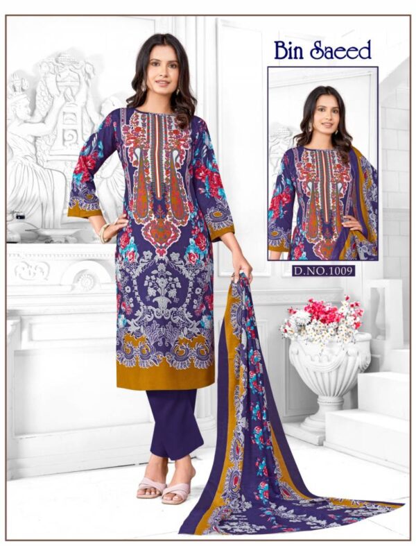 Ganesha Bin Saeed Vol 1 Cotton Digital Printed Dress Material Wholesale Catalog Collection Supplier - Image 4