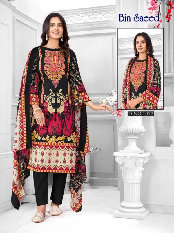 Ganesha Bin Saeed Vol 1 Cotton Digital Printed Dress Material Wholesale Catalog Collection Supplier - Image 5