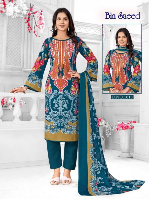Ganesha Bin Saeed Vol 1 Cotton Digital Printed Dress Material Wholesale Catalog Collection Supplier - Image 9