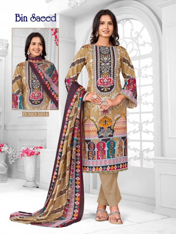 Ganesha Bin Saeed Vol 1 Cotton Digital Printed Dress Material Wholesale Catalog Collection Supplier - Image 2