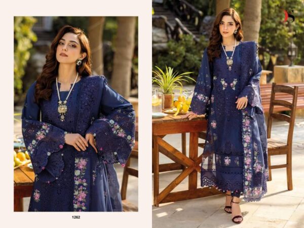 Deepsy Elaf Luxury Lawn 2025 Cotton Pakistani Salwar Suits Wholesale Catalog Collection Supplier - Image 3