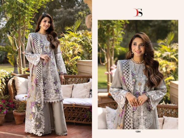 Deepsy Elaf Luxury Lawn 2025 Cotton Pakistani Salwar Suits Wholesale Catalog Collection Supplier - Image 5
