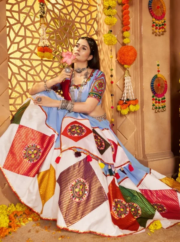 Kf Raas Vol 23 Viscose Cotton Navratri Designer Lehenga Choli Wholesale Catalog Collection Supplier