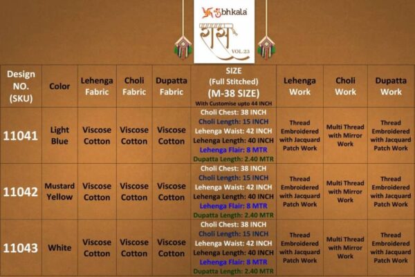 Kf Raas Vol 23 Viscose Cotton Navratri Designer Lehenga Choli Wholesale Catalog Collection Supplier - Image 5