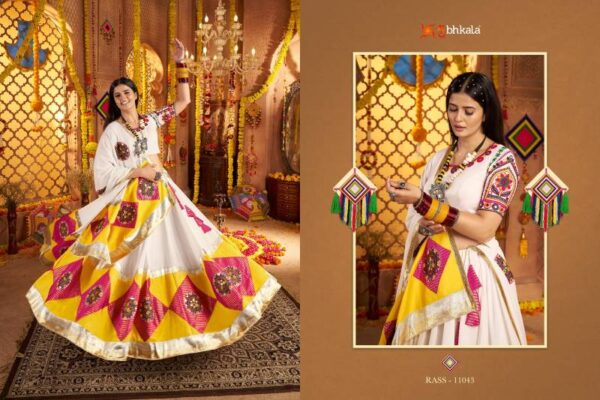 Kf Raas Vol 23 Viscose Cotton Navratri Designer Lehenga Choli Wholesale Catalog Collection Supplier - Image 4