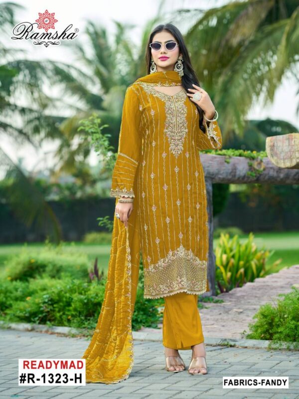 Ramsha R 1323 E To H Ready Made Salwar Suits Wholesale Catalog Collection Supplier - Image 2
