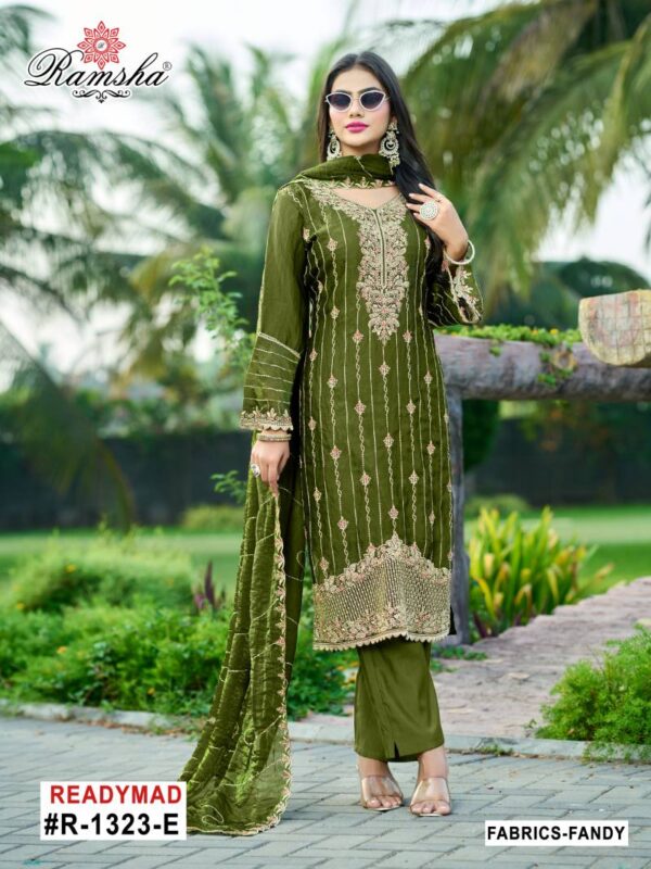 Ramsha R 1323 E To H Ready Made Salwar Suits Wholesale Catalog Collection Supplier - Image 3