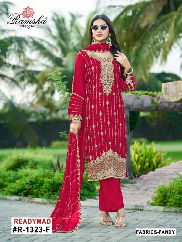 Ramsha R 1323 E To H Ready Made Salwar Suits Wholesale Catalog Collection Supplier - Image 4