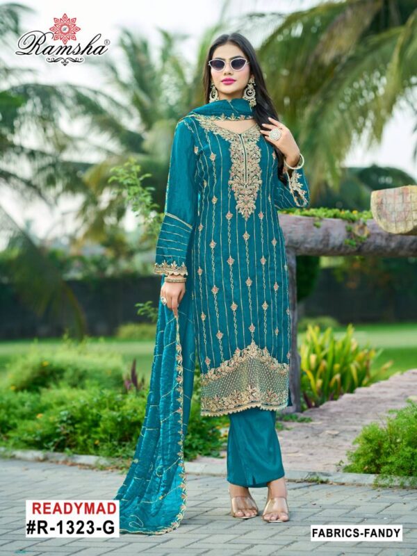 Ramsha R 1323 E To H Ready Made Salwar Suits Wholesale Catalog Collection Supplier - Image 5