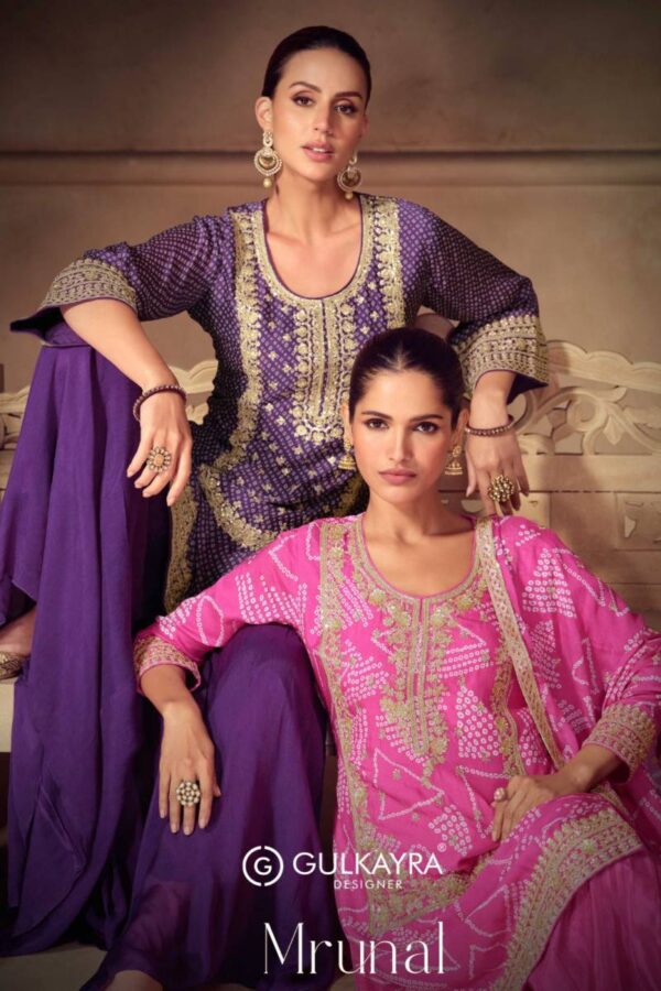 Gulkayra Mrunal Chinon Digital Printed Salwar Kameez Wholesale Catalog Collection Supplier
