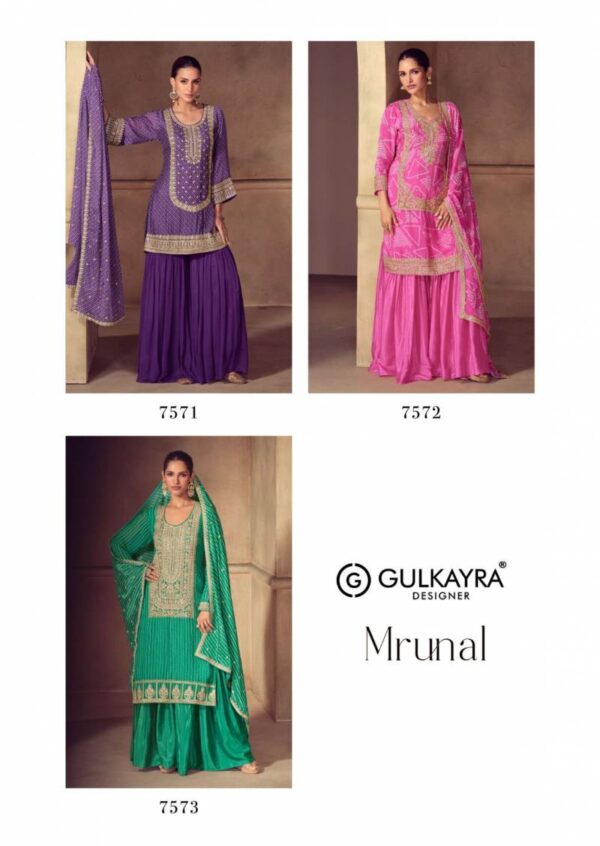 Gulkayra Mrunal Chinon Digital Printed Salwar Kameez Wholesale Catalog Collection Supplier - Image 5