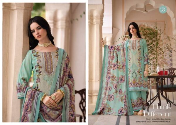 Belliza Shaheen Vol 5 Readymade Viscose Rayon Digital Print Suit Wholesale Catalog Collection Supplier - Image 3