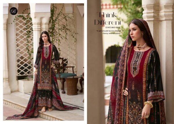 Belliza Shaheen Vol 5 Readymade Viscose Rayon Digital Print Suit Wholesale Catalog Collection Supplier - Image 5