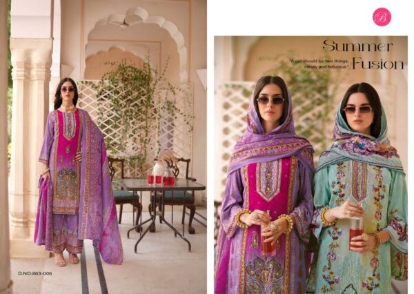 Belliza Shaheen Vol 5 Readymade Viscose Rayon Digital Print Suit Wholesale Catalog Collection Supplier - Image 7