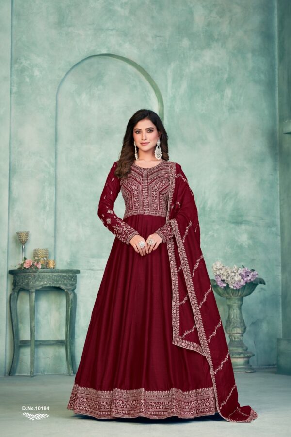 Anjubaa Vol 18 Designer Art Silk Salwar Kameez Catalog Wholesale Collection Exporter - Image 16