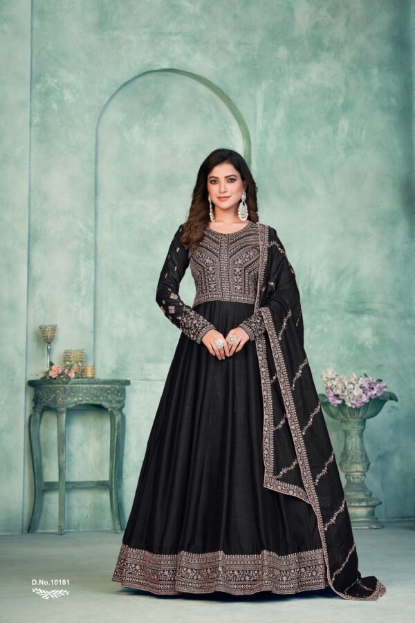 Anjubaa Vol 18 Designer Art Silk Salwar Kameez Catalog Wholesale Collection Exporter - Image 12