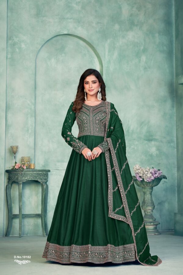 Anjubaa Vol 18 Designer Art Silk Salwar Kameez Catalog Wholesale Collection Exporter - Image 11